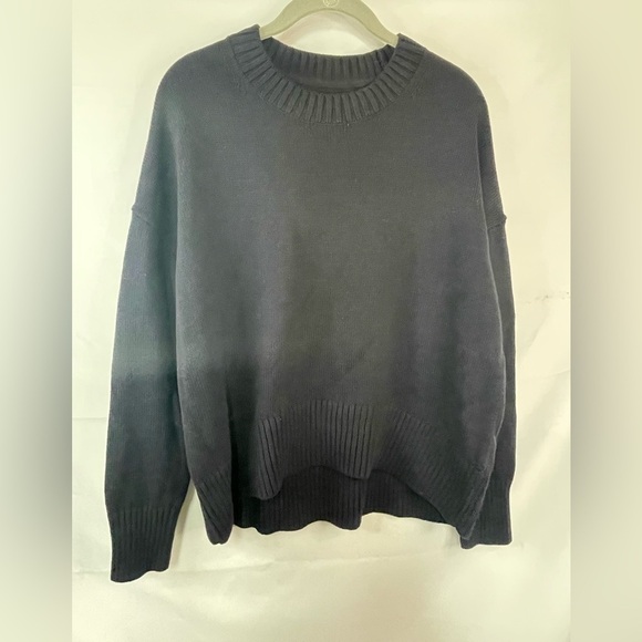 NWT Daily/Ritual 100% cotton sweater. This is Navy Blue. Size Small - Picture 1 of 4